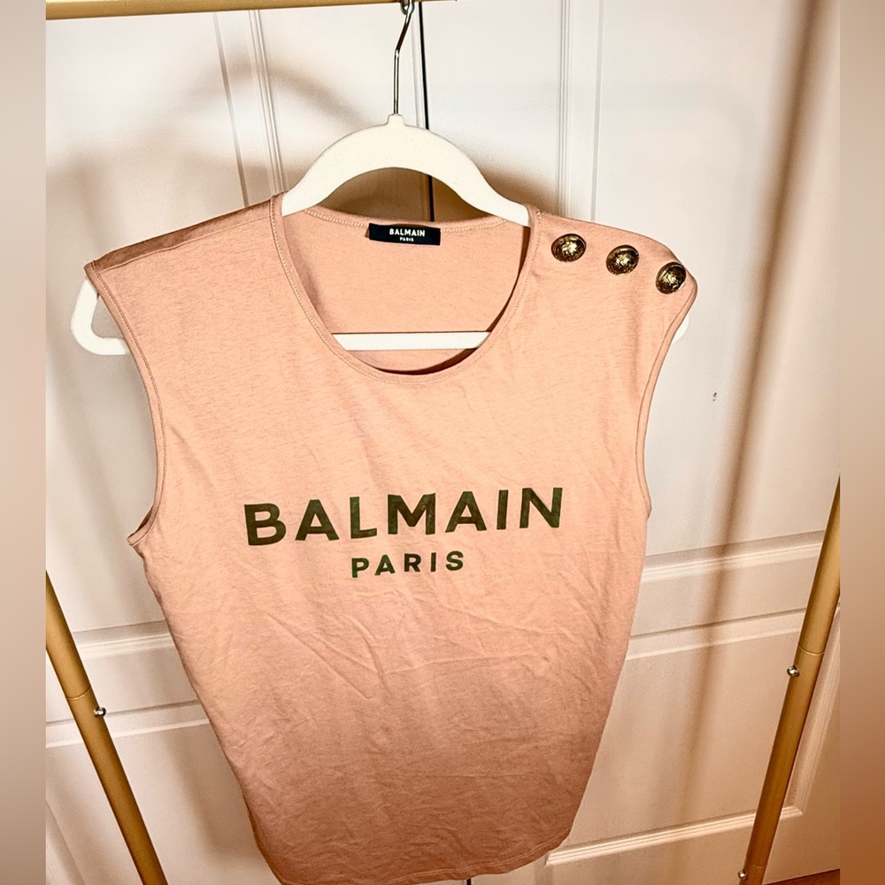 Balmain sleeveless top